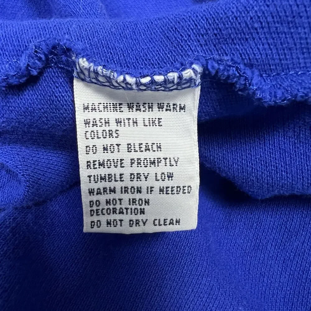 VTG Polo Ralph Lauren Men’s 2XB Blue Spellout Big Pony #3 Short‎ Sleeve 90s USA